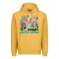 Mustard happy easter gnome Premium Hoodie - BarkalooDesign