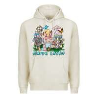 Oatmeal Heather happy easter gnome Premium Hoodie - BarkalooDesign