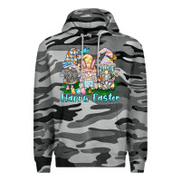 Slate Camo happy easter gnome Premium Hoodie - BarkalooDesign