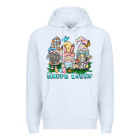 White happy easter gnome Premium Hoodie - BarkalooDesign