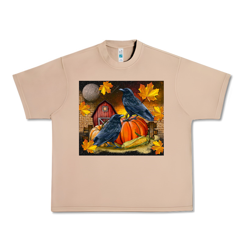 Fall Crow Urban Heavy Tee by LillyAllenDesigns | Teevron
