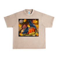 French Oak Fall Crow Urban Heavy Tee - LillyAllenDesigns