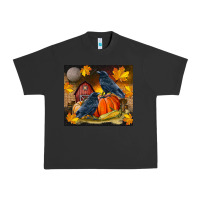 Pigment Black Fall Crow Urban Heavy Tee - LillyAllenDesigns