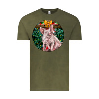 Vintage Olive christmas pig Vintage Tee - LillyAllenDesigns