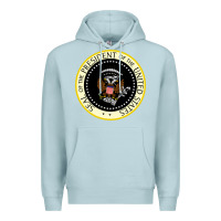 Blue Mist fake seal of the president of the united states Premium Hoodie - DesigneFamous