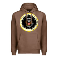 Chestnut fake seal of the president of the united states Premium Hoodie - DesigneFamous