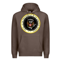 Coffee fake seal of the president of the united states Premium Hoodie - DesigneFamous