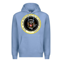Colony Blue fake seal of the president of the united states Premium Hoodie - DesigneFamous