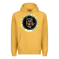 Mustard fake seal of the president of the united states Premium Hoodie - DesigneFamous