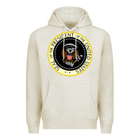 Oatmeal Heather fake seal of the president of the united states Premium Hoodie - DesigneFamous