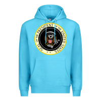Ocean Blue fake seal of the president of the united states Premium Hoodie - DesigneFamous