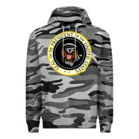 Slate Camo fake seal of the president of the united states Premium Hoodie - DesigneFamous