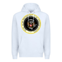 White fake seal of the president of the united states Premium Hoodie - DesigneFamous