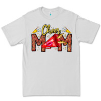 Dove Grey cheer mom Premium Tee - CowhideDigitalArt