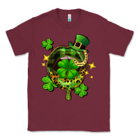 Burgundy St. Patrick's Day lip Classic Tee - FaDigitalArtStudio