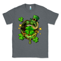 Charcoal Heather St. Patrick's Day lip Classic Tee - FaDigitalArtStudio