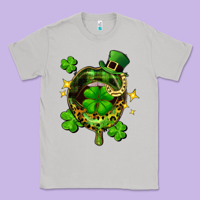 St. Patrick's Day Lip Classic Tee Designed By Fadigitalartstudio