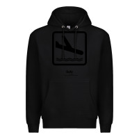 Black sully movie silhouette Premium Hoodie - DesigneFamous