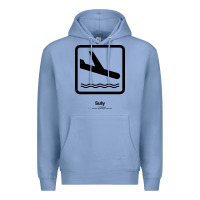 Colony Blue sully movie silhouette Premium Hoodie - DesigneFamous
