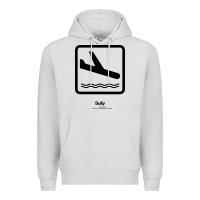 Dove Grey sully movie silhouette Premium Hoodie - DesigneFamous