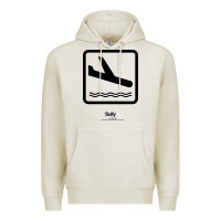 Oatmeal Heather sully movie silhouette Premium Hoodie - DesigneFamous