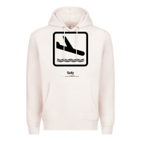 Pale Pink sully movie silhouette Premium Hoodie - DesigneFamous