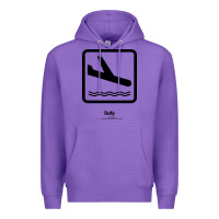 Purple sully movie silhouette Premium Hoodie - DesigneFamous