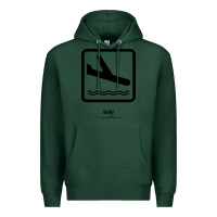 Sports Green sully movie silhouette Premium Hoodie - DesigneFamous