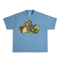 Pebble Blue Artichoke Urban Heavy Tee - LillyAllenDesigns
