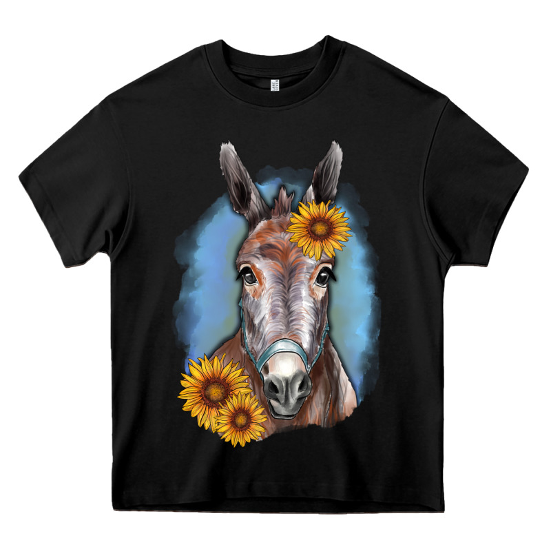 Sunflower Donkey Heavy Core Tee by RanaPortraitStore | Teevron