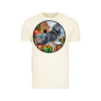Vintage Arctic ameraucana rooster christmas Vintage Tee - LillyAllenDesigns