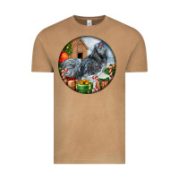 Vintage Camel ameraucana rooster christmas Vintage Tee - LillyAllenDesigns