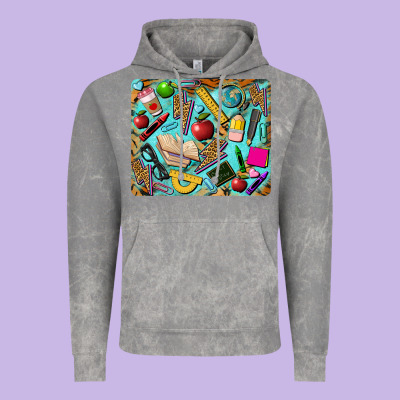 Teacher Mousepad Vintage Hoodie Designed By Barkaloodesign