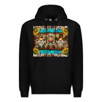 Black western gnome tumbler Premium Hoodie - BarkalooDesign