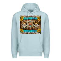 Blue Mist western gnome tumbler Premium Hoodie - BarkalooDesign