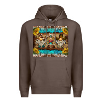 Coffee western gnome tumbler Premium Hoodie - BarkalooDesign