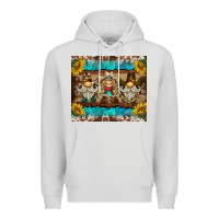 Dove Grey western gnome tumbler Premium Hoodie - BarkalooDesign