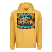 Mustard western gnome tumbler Premium Hoodie - BarkalooDesign