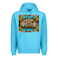 Ocean Blue western gnome tumbler Premium Hoodie - BarkalooDesign