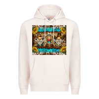 Pale Pink western gnome tumbler Premium Hoodie - BarkalooDesign