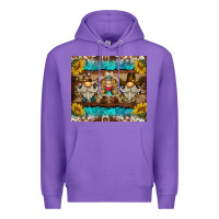 Purple western gnome tumbler Premium Hoodie - BarkalooDesign