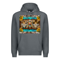 Rock western gnome tumbler Premium Hoodie - BarkalooDesign