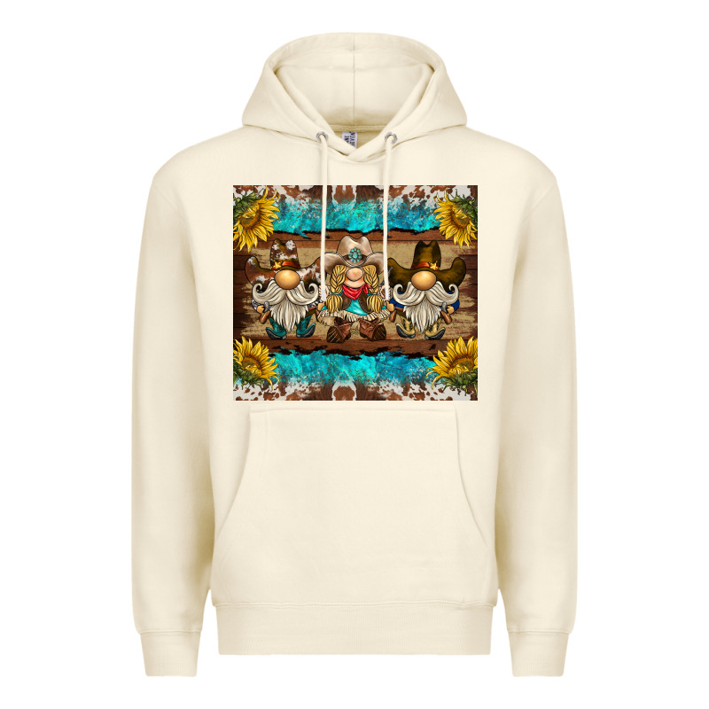 Western Gnome Tumbler Premium Hoodie by BarkalooDesign | Teevron