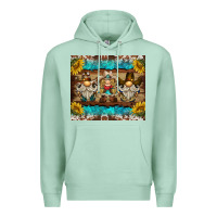 Seafoam western gnome tumbler Premium Hoodie - BarkalooDesign
