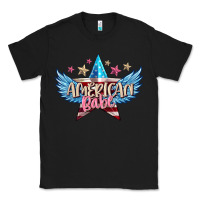 Black American babe Classic Tee - FaDigitalArtStudio