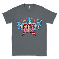 Charcoal Heather American babe Classic Tee - FaDigitalArtStudio