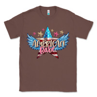 Chestnut American babe Classic Tee - FaDigitalArtStudio