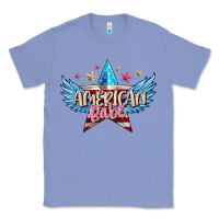 Colony Blue American babe Classic Tee - FaDigitalArtStudio