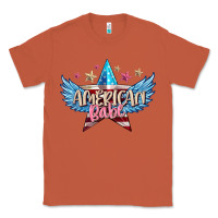 Copper American babe Classic Tee - FaDigitalArtStudio