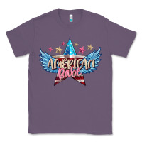 Lavender American babe Classic Tee - FaDigitalArtStudio